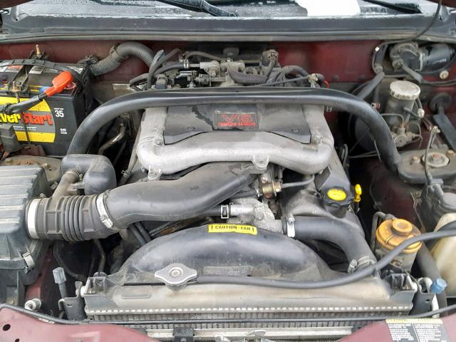 2CNBJ634X26919677 - 2002 CHEVROLET TRACKER LT BURGUNDY photo 7