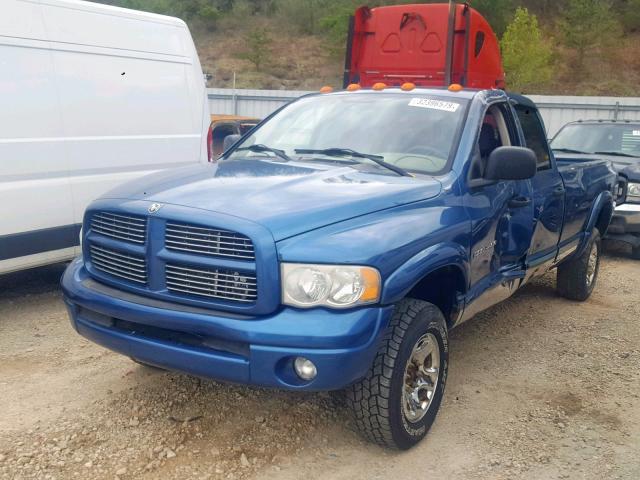 3D7LU38CX4G129565 - 2004 DODGE RAM 3500 S BLUE photo 2