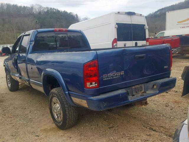 3D7LU38CX4G129565 - 2004 DODGE RAM 3500 S BLUE photo 3