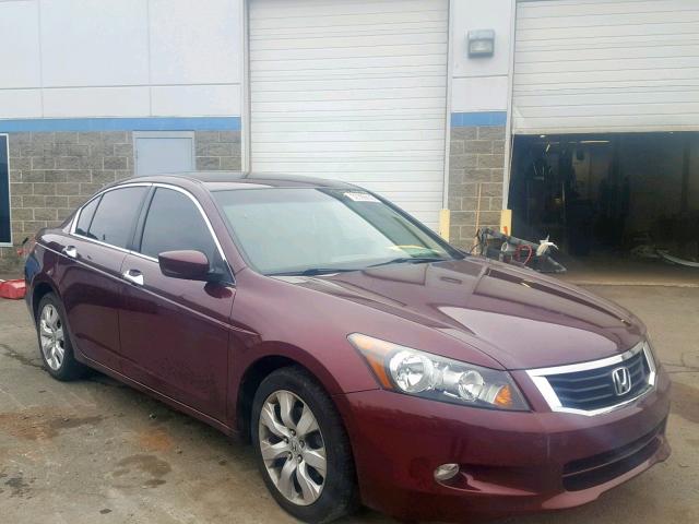1HGCP36849A006321 - 2009 HONDA ACCORD EXL BURGUNDY photo 1