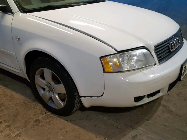 WAUVT64B84N103880 - 2004 AUDI A6 3.0 AVA WHITE photo 9