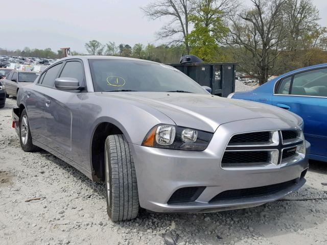 2C3CDXBG4EH342580 - 2014 DODGE CHARGER SE GRAY photo 1