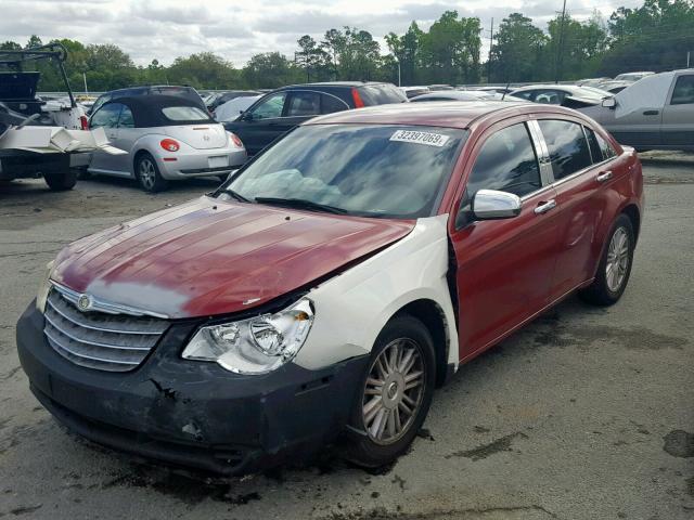 1C3LC56K07N533400 - 2007 CHRYSLER SEBRING TO RED photo 2