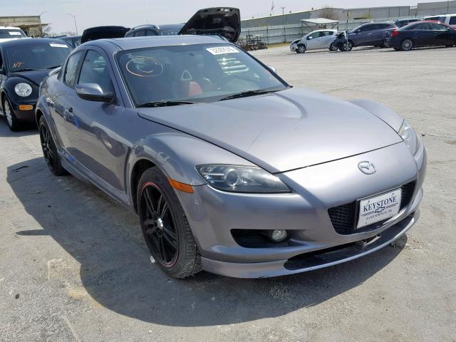 JM1FE17N440121543 - 2004 MAZDA RX8 GRAY photo 1