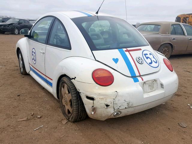 3VWBB61C2WM006996 - 1998 VOLKSWAGEN NEW BEETLE Weiß Foto 3