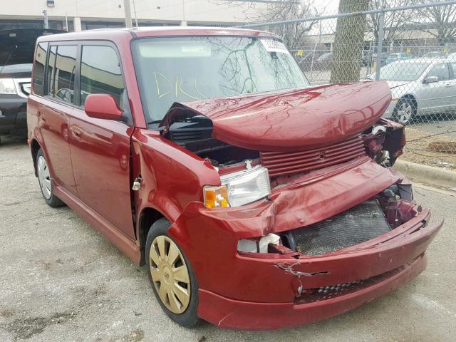 JTLKT324564118178 - 2006 TOYOTA SCION XB MAROON photo 1