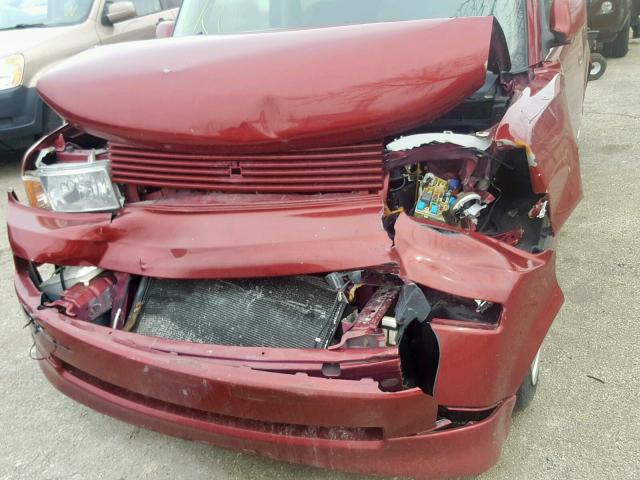 JTLKT324564118178 - 2006 TOYOTA SCION XB MAROON photo 9