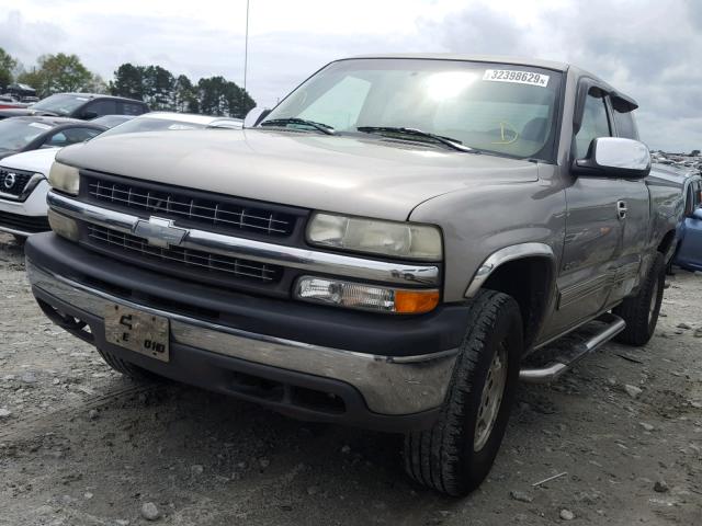 1GCEK19T4XE161287 - 1999 CHEVROLET SILVERADO GRAY photo 2