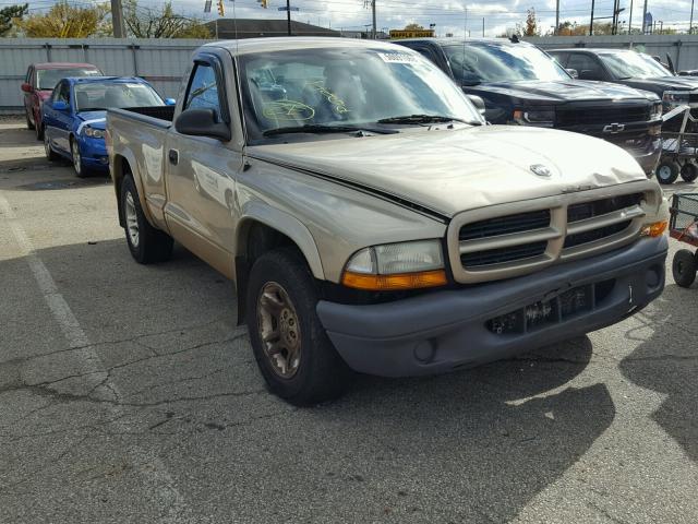 1D7FL16X53S319033 - 2003 DODGE DAKOTA SXT GOLD photo 1