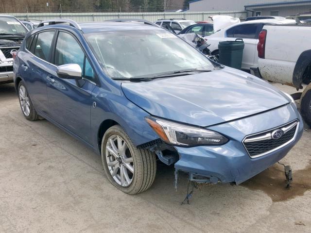 4S3GTAU61J3725004 - 2018 SUBARU IMPREZA LI BLUE photo 1