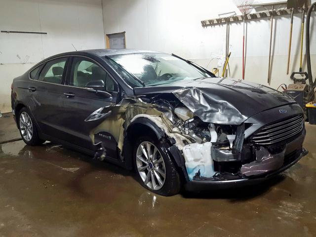 3FA6P0LU5HR287289 - 2017 FORD FUSION SE HYBRID  photo 1