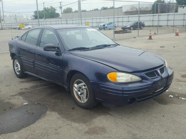 1G2NE52T81M675525 - 2001 PONTIAC GRAND AM S BLUE photo 1