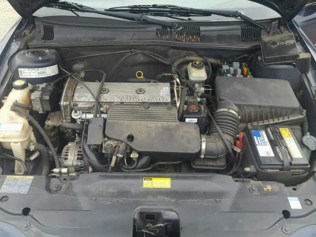 1G2NE52T81M675525 - 2001 PONTIAC GRAND AM S BLUE photo 7