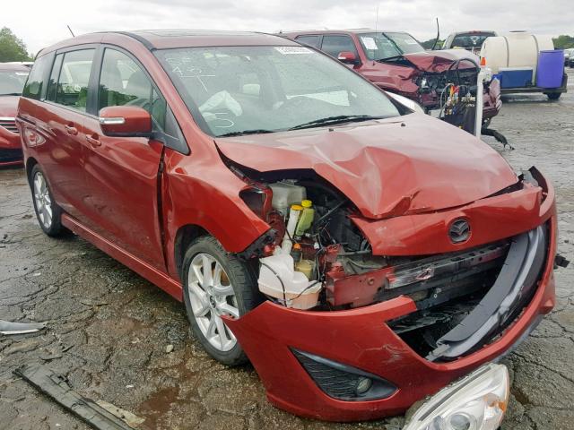 JM1CW2DL9D0160699 - 2013 MAZDA 5 RED photo 1