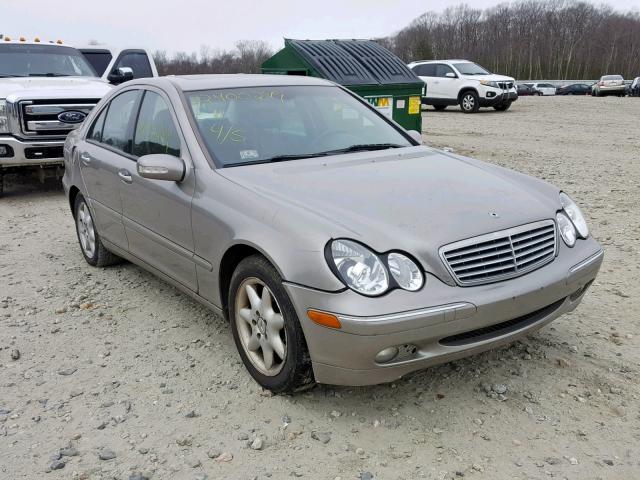 WDBRF81J94F471433 - 2004 MERCEDES-BENZ C 240 4MAT SILVER photo 1