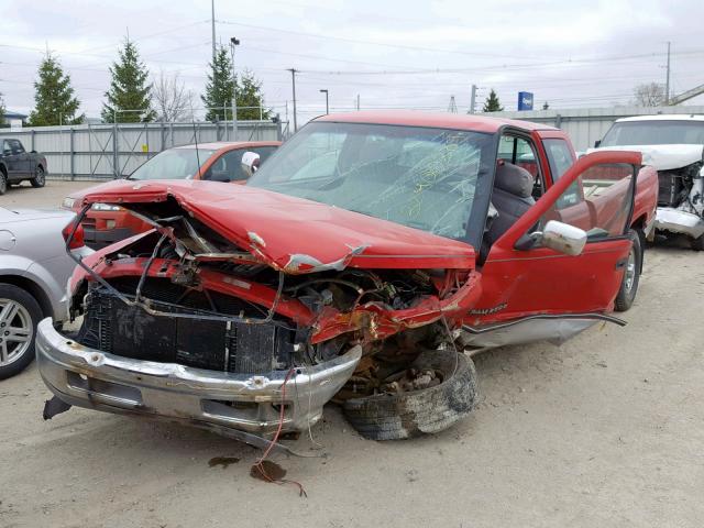 3B7KC23CXSM102469 - 1995 DODGE RAM 2500 RED photo 2