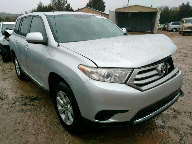 5TDZA3EH0BS012847 - 2011 TOYOTA HIGHLANDER SILVER photo 1