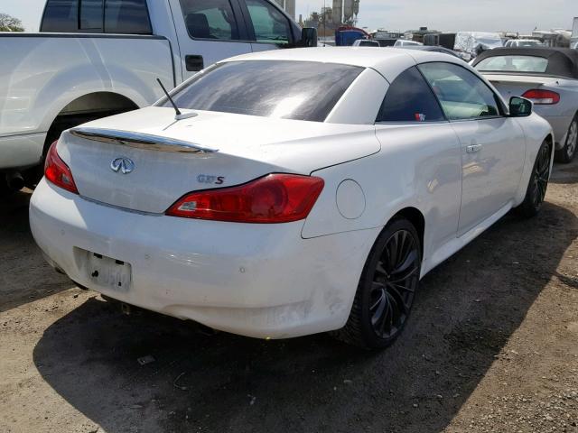 JN1CV6FE1BM953075 - 2011 INFINITI G37 BASE WHITE photo 4