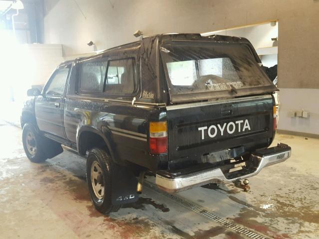 JT4RN01P4M7045041 - 1991 TOYOTA PICKUP 1/2 BLACK photo 3