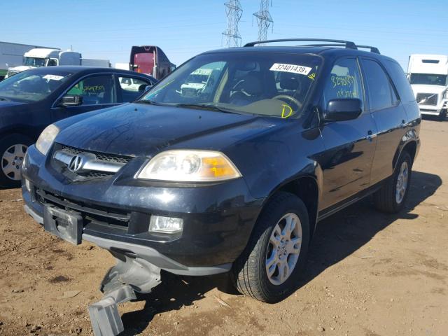 2HNYD18615H558751 - 2005 ACURA MDX TOURIN BLACK photo 2