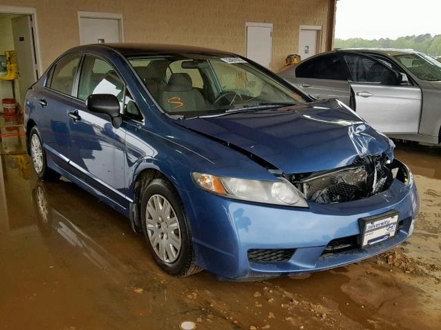 19XFA1F37AE056329 - 2010 HONDA CIVIC VP BLUE photo 1