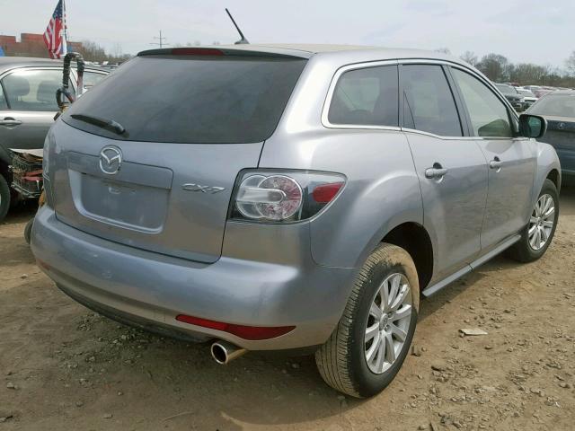 JM3ER2B5XB0366140 - 2011 MAZDA CX-7 GRAY photo 4