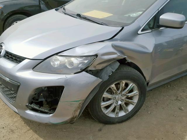 JM3ER2B5XB0366140 - 2011 MAZDA CX-7 GRAY photo 9