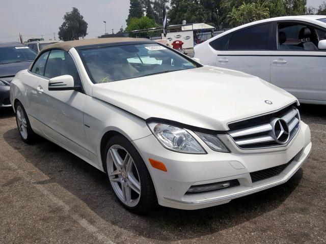 WDDKK5KF9CF135499 - 2012 MERCEDES-BENZ E 350 WHITE photo 1