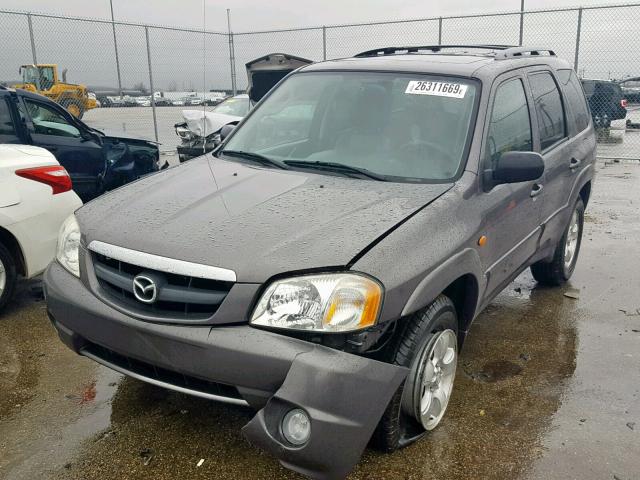 4F2CZ961X3KM44177 - 2003 MAZDA TRIBUTE ES 灰色 照片 2