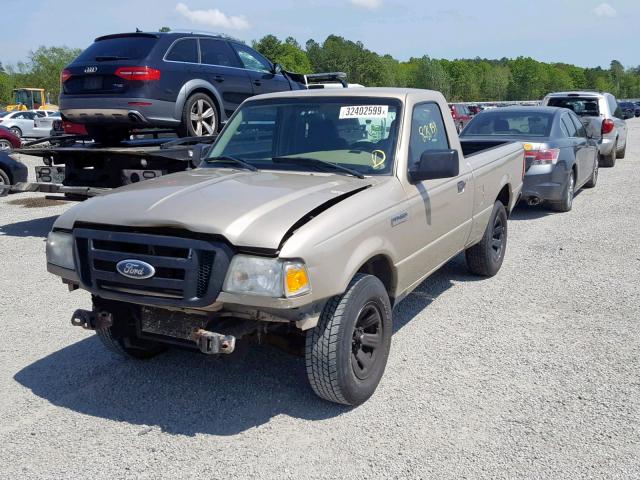 1FTYR10DX7PA05466 - 2007 FORD RANGER GOLD photo 2