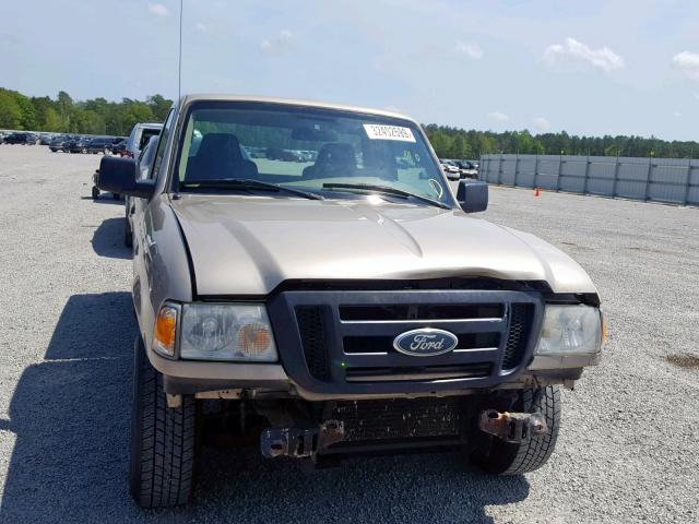1FTYR10DX7PA05466 - 2007 FORD RANGER GOLD photo 9