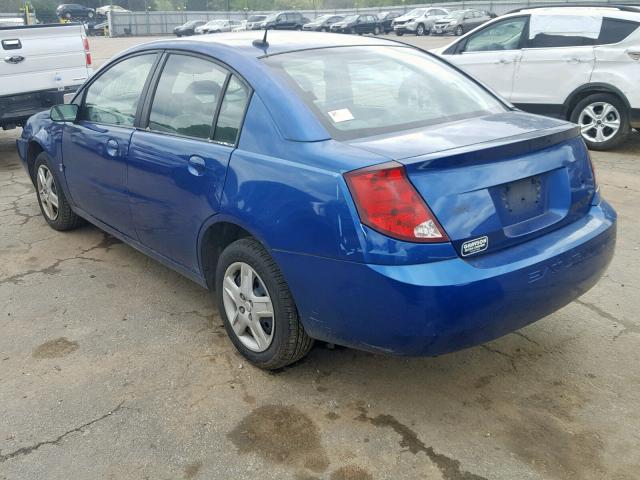 1G8AJ55F86Z139657 - 2006 SATURN ION LEVEL BLUE photo 3