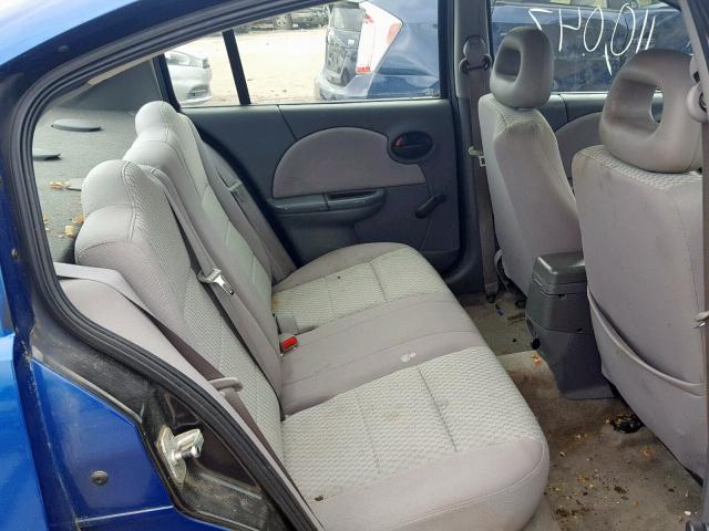 1G8AJ55F86Z139657 - 2006 SATURN ION LEVEL BLUE photo 6