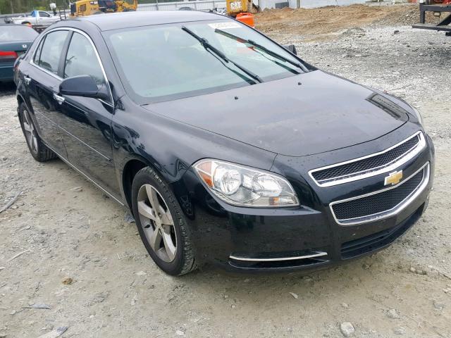 1G1ZC5E03CF314692 - 2012 CHEVROLET MALIBU 1LT BLACK photo 1