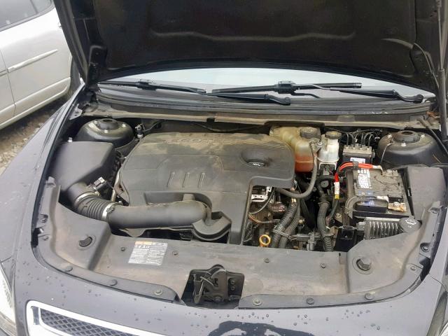 1G1ZC5E03CF314692 - 2012 CHEVROLET MALIBU 1LT BLACK photo 7