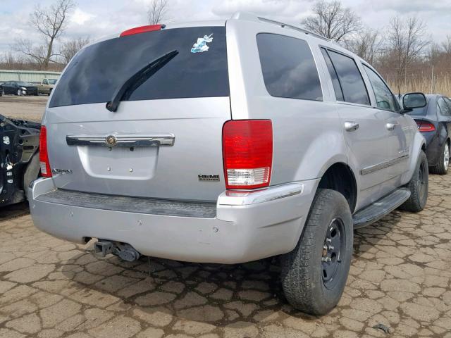 1A8HW58267F509370 - 2007 CHRYSLER ASPEN LIMI SILVER photo 4