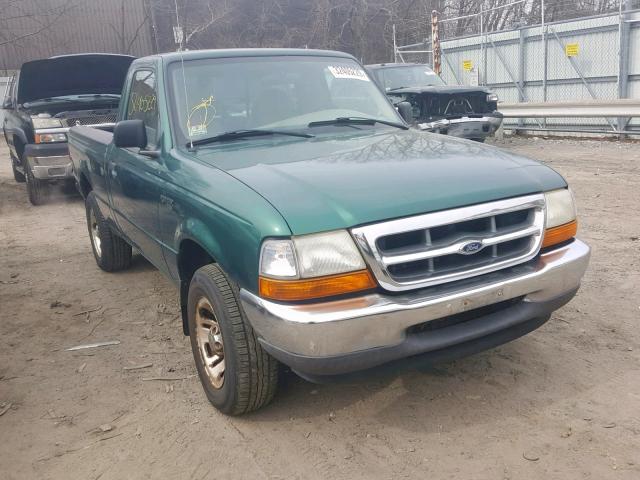 1FTYR10V5XUB13309 - 1999 FORD RANGER GREEN photo 1