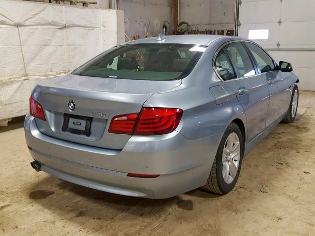 WBAXH5C50CDW05464 - 2012 BMW 528 XI BLUE photo 4