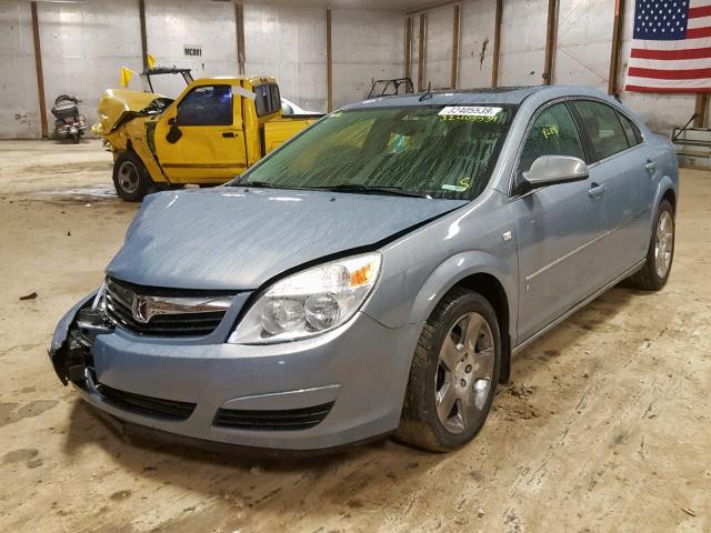 1G8ZS57N97F239242 - 2007 SATURN AURA XE BLUE photo 2