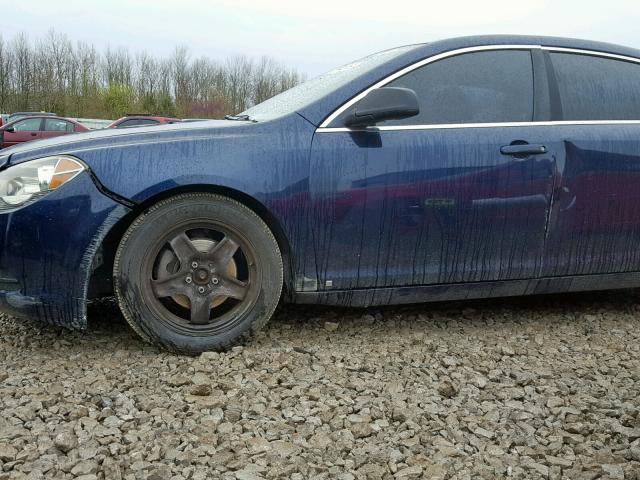1G1ZA5EB6A4104071 - 2010 CHEVROLET MALIBU LS BLUE photo 10