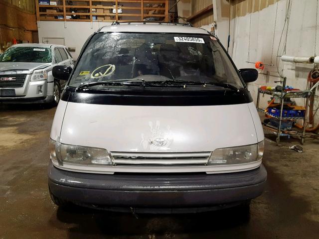 JT3AC22S0P1021624 - 1993 TOYOTA PREVIA LE WHITE photo 9