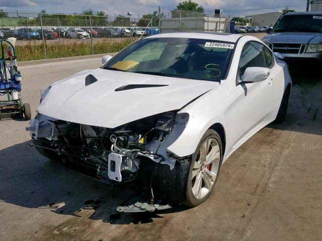 KMHHU6KJ4FU126617 - 2015 HYUNDAI GENESIS CO WHITE photo 2