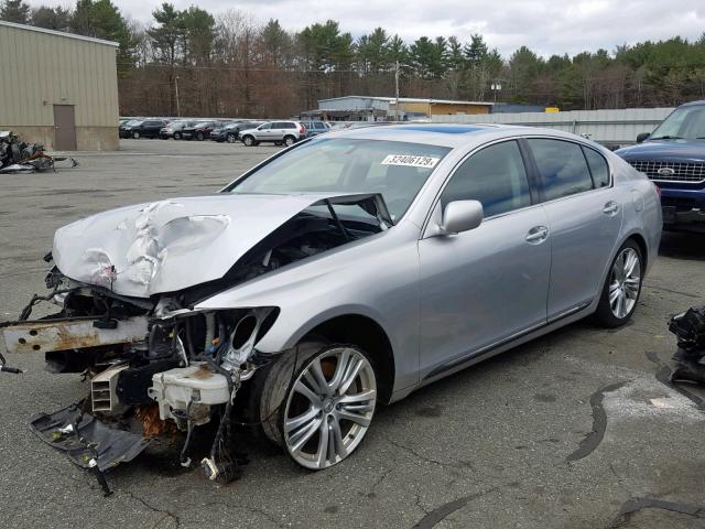 JTHBC96SX75004078 - 2007 LEXUS GS 450H SILVER photo 2