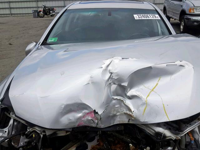 JTHBC96SX75004078 - 2007 LEXUS GS 450H SILVER photo 7