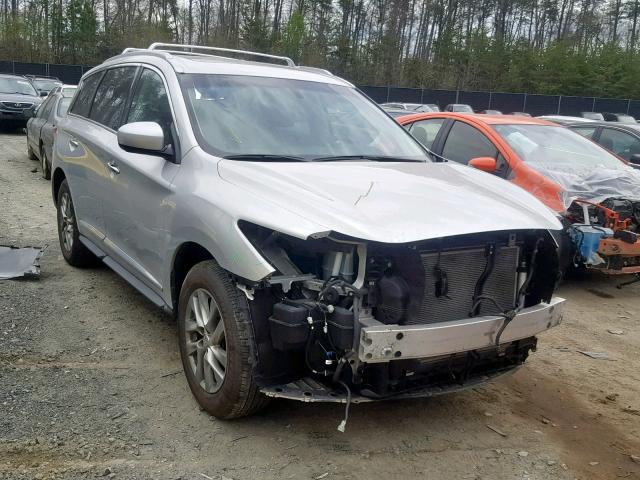 5N1AL0MM3DC351266 - 2013 INFINITI JX35 SILVER photo 1