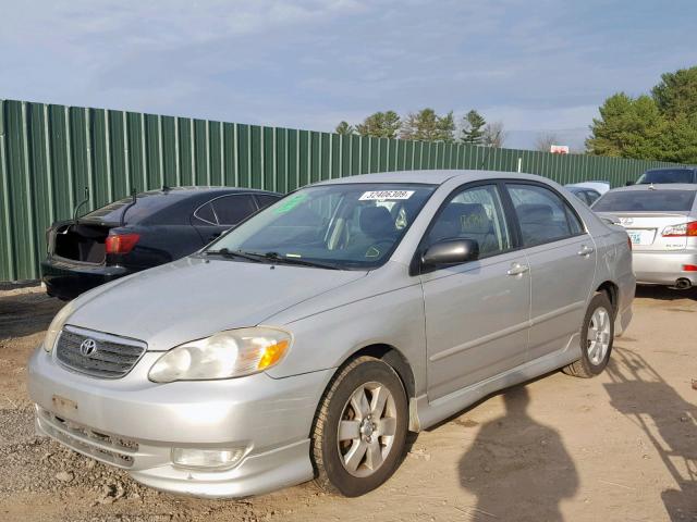 1NXBR32E54Z220611 - 2004 TOYOTA COROLLA SP SILVER photo 2