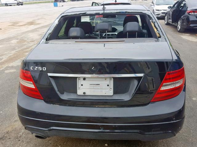 WDDGF4HB2CA729227 - 2012 MERCEDES-BENZ C 250 BLACK photo 9