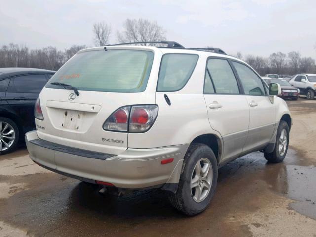 JTJHF10U210233077 - 2001 LEXUS RX 300 WHITE photo 4