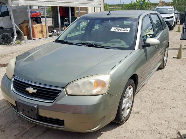 1G1ZT63896F167958 - 2006 CHEVROLET MALIBU MAX GREEN photo 2