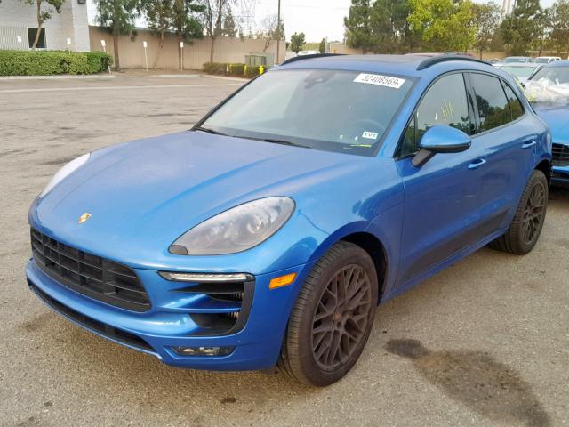 WP1AG2A53HLB52918 - 2017 PORSCHE MACAN GTS BLUE photo 2